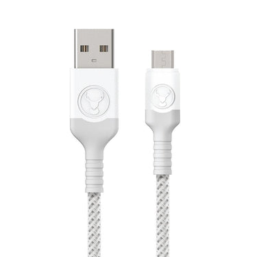 bonelk usb to micro usb cable, long-life series 2 m (white/grey)